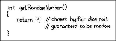 xkcd 221 - Random Number
